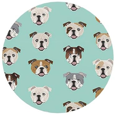 GSGCSBYMLG Kühlschrankmagnet, Motiv: Englische Bulldogge, bedruckt, dekorativer Magnet, Kühlschrankdekoration