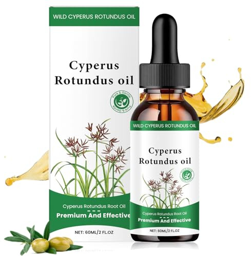 Cyperus Rotundus Oil for Hair Removal, Cyprus Oil for Reducing Body Hair Growth, Skin Care Serum, Moisturizing, Leaving Skin Smoother