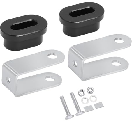 XBERSTAR Tendeur de chaîne de moto pour LOSI 1/4 Promoto-MX RC en alliage d'aluminium Noir