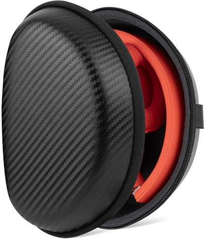 Geekria Shield Headphones Case Compatible with Beats Solo 4/3/2/Pro and More, Replacement Hard Shell Travel Carrying Bag with Cable Storage (Black)