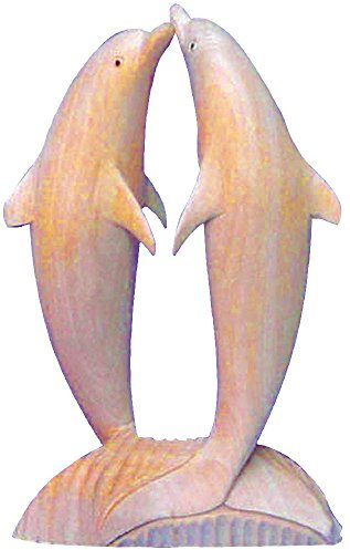 Les partenaires Dauphins bois naturel 10 cm