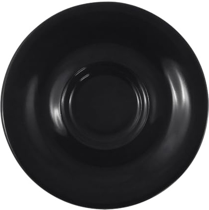 KAHLA Pronto Colore Untertasse 16 cm pure black|schwarzer Unterteller aus Porzellan