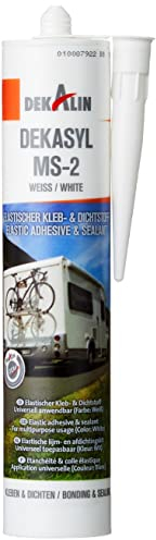 Dekasyl, Adesivo e sigillante Elastico Dekalin, Bianco (Weiß), 0.290 Litri