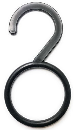 real-kontor-de 100x Schalring Schalhalter Tuchhalter Krawattenbügel Bügel Schal Tuch Sockenbügel Modell 2: 40 mm