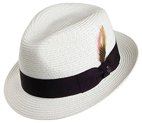 Jaxon & James Trilby Toyo-Strohhut - Weiss - XL