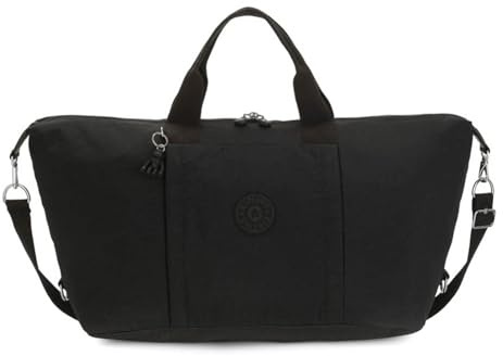 Kipling BORI, Große Wochenend-Tasche mit abnehmbarem Gurt, 71 cm, 49 L, 0.91 kg, Black Noir