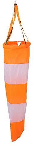 Heitune Nylon Aeroporto Windsock Rip-Stop Esterno del Vento di Misura del Sacchetto Calzino con Riflettente Belt (1m)