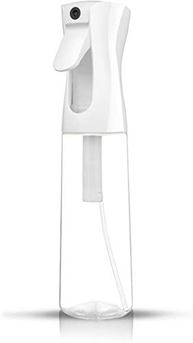 Alpree Pulvérisateur d'eau pour cheveux Ultra fin Sans hélice Pour coiffure, nettoyage, jardinage, brumisation et soins de la peau Sans BPA Transparent 300 ml