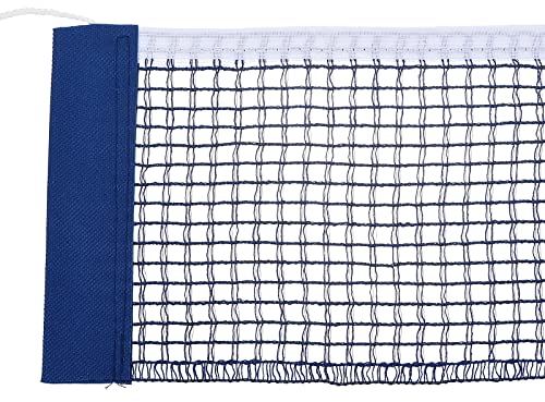 PATIKIL Tavolo Rete Tennis Ricambio Ping Pong Rete Funi Tensione Attrezzatura Accessori Poliestere Cotone per Interno Esterno Blu