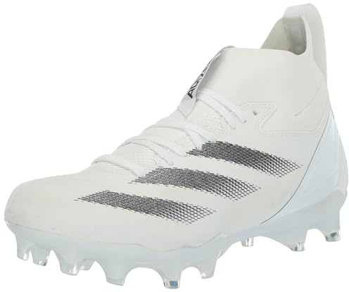 adidas Adizero Impact+ Premier Football, Scarpe da Ginnastica Uomo, Bianco Nero Bianco, 48 EU