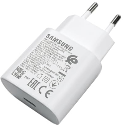 Base eléctrica rápida 25 W, Puerto USB Tipo C (sin C ble) [A Granel – 50 P/Box] Blanco