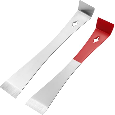 2st Hebeleisen, Edelstahl Werkzeug Brecheisen Flach Mini Kleine Brecheisen Dünn Trimmstange Pry Bar Schaber Brechstange Imkereiausrüstung zum Schaben Ziehen Heben Küchenumbau