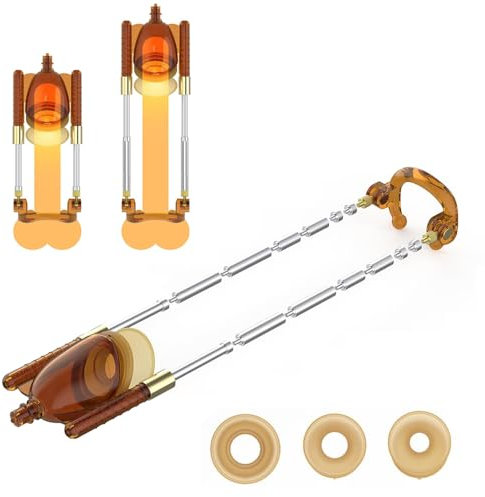 Guspiun Männer Penispumpen Set Erotik Erektionshilfe für Penisverlängerung und Penisvergrößerung Saugkraft Vakuumpumpe Ausdauer Trainer SM Männer Extrem Sex Spielzeug