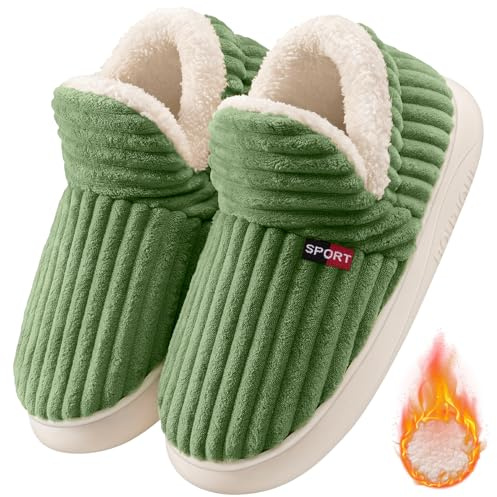 Svanco Zapatillas Forro Polar Para Adulto Invierno Acogedoras Zapatillas Mujeres Casual Hombres Caliente Fluffy Zapatillas Antideslizante Peluche Zapatillas Casa Unisex Nube Zapatillas Mujer Hombre