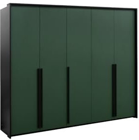 AGMAT-FURNITURE Drehtürenschrank Girona 255, 5 Türen Kleiderschrank, Moderne Garderobe, Schrank Größe: 255 x 217 x 65 cm