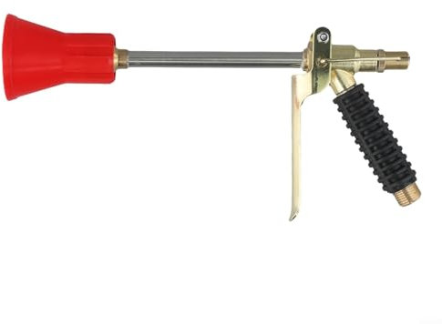 Yhenlovtt Pulverizador agrícola portátil manual con atomización rotativa pulverizador de riego de jardín para riego, césped, limpieza de coches (estilo largo)