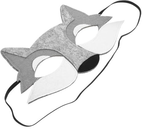 TOYANDONA Felt Animal Mask Für Halbmaske Für Halloween Tierkostüm Und Cosplay Realistisch Und Leicht Zu Tragen Für Partys Und Festlichkeiten