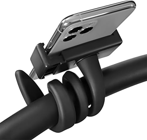 GGUFAY Soporte para Teléfono para Cochecito,con Agarre de Brazo Antideslizante, Soportes Flexibles para Teléfono para Cochecito, Soporte para Micrófono, Ideal para Uso en Carritos y Bicicletas