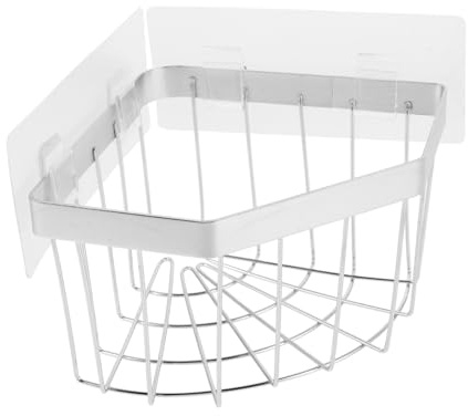 Luxshiny Organizer per Lavello Cucina con Design Mensola per Spugne Foratura per Asciugamani e Ottimizza e Mantiene