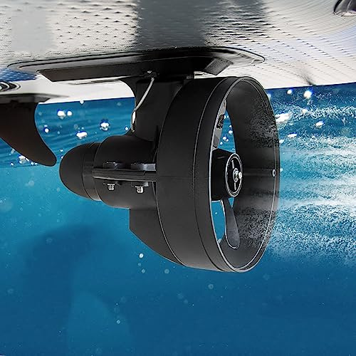 Elektrische Flosse für Longboard Surfboard 12V Akku Wiederaufladbar SUP Fin Motor mit Fernbedienung Geeignet für Surfbretter, Stand Up Paddle Boards, Kajaks