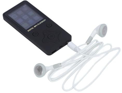 Zunate MP3 MP4 Player, 64GB Bluetooth 5.0 Music Player with 1.8 Inch LCD Screen, HiFi Lossless Sound, Supports 128GB Expandable Memory, for Sports Running Travel (Black)