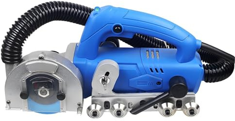 Electric Tile Seam Cleaning Machine, Professional Grout Removal Machine 9000RPM Floor Tile Gaps Slot Tool For Cleaning Shower Tiles Joints, And Removing Old(Machine+2.2mm seam cleaning sheet)