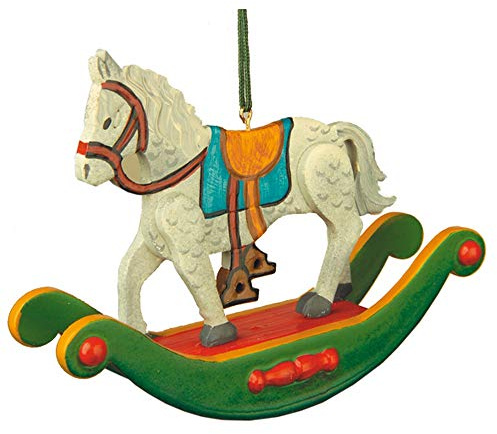 Hubrig-Volkskunst Baumbehang Schaukelpferd * Höhe 7cm
