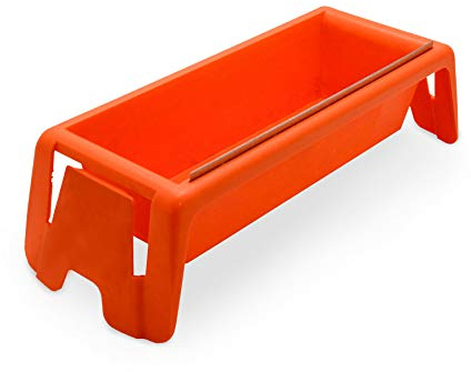 EDMA 066955 - Bandeja de plástico (250 mm), color naranja