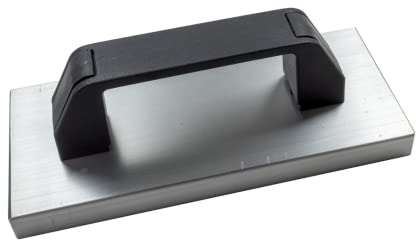 STUBAI 252110 WoodRepair Alu-Kühleisen mit Griff, Abkühlblock 80 mm x 180 mm, zum kühlen vom flüssigen Astfüller/Holzkitt bei Holzreparaturen/schäden