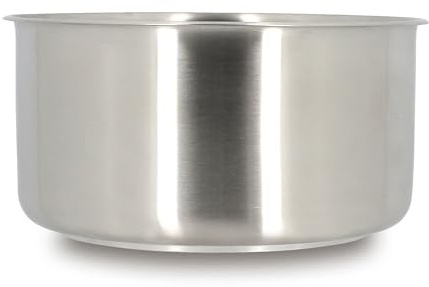 MENASTYL - Casserole inox 18/10 amovible 20 cm Iris Inox sans PFAS - Tous feux dont induction, four, réfrigérateur et lave-vaisselle - Empilables et résistantes - Acier inoxydable