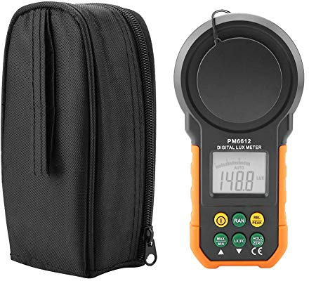 Multi-functional High Precision Digital Light Meter Luxmeter PEAKMETER PM6612/PM6612L 200,000Lux (PM6612)