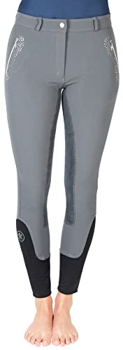 PFIFF 102675 Reithose 'Indira' Damen Vollbesatz, grau 42