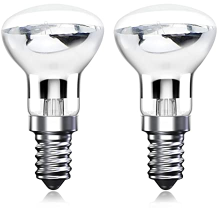 Klarlight Ampoules de lampe à lave R39 E14 30W, petites ampoules de lampe à lave à réflecteur SES à vis Edison, blanc chaud 2800K R39 à intensité variable (2 Unité)