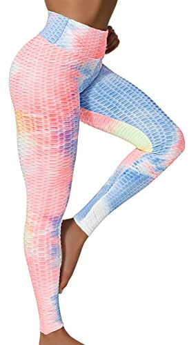 Merlvida Leggins Mujer Push Up Anti-Cellulite - Cintura Alta Mallas de Deporte Elásticos Levante Los Pantalones de Yoga/Ropa Deportiva para Fitness Running