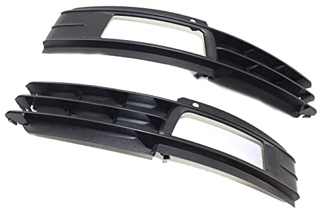 DHWUIASF Für Audi A6 C6 4F 2009 2020 2011 Frontstoßstange Nebelscheinwerfer Lampengitter Set Zubehör