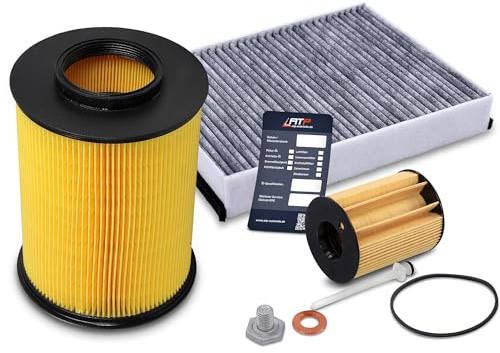 BESTPRICE ATP Inspektionspaket Filterset mit 1x Ölfilter, 1x Innenraumfilter | Kompatibel mit: FORD C-MAX II, C-MAX II Van, FOCUS III, FOCUS III Kasten/Kombi, FOCUS III Kasten/Schrägheck