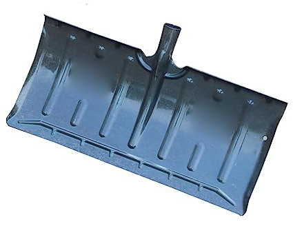 Pala de nieve multifuncional de acero de alto carbono, rascador de nieve para exteriores, rascador de hielo para invierno, snowboard, empujador, pala, remache, modelo sin poste grueso de una pieza