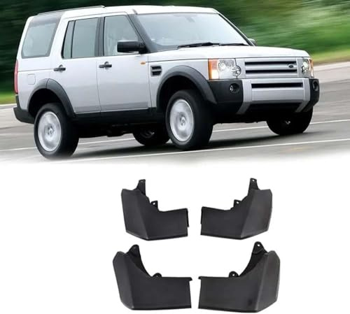 LIAOAL auto parts Car Accessories MudFlaps For Land Rover Discovery 3 LR3 2003-2008 Splashproof Waterproof Protects Accessories Guard Mudguards Front Rear Molded Car Mudguards