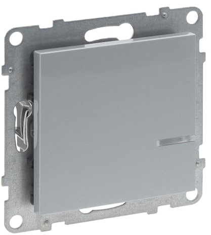 LEGRAND, SEANO with Netatmo Interrupteur avec option variateur sans N conducteur, montage dans boîte murale creuse, application HOME + CONTROL, Smart Home, 230 V, 1,3 A, compensateur inclus (040149),