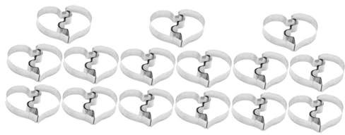 Cabilock 15 Stück Eiffelturm Formformen Keksformen Edelstahlformen Kuchen Backformen Obstausstecher