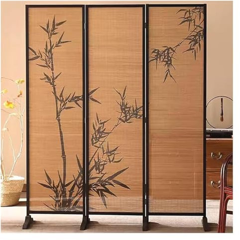 SFQEVHRZ Partición temporal para habitación, dormitorio, sala de estar, puerta, 3 paneles, panel de separación de privacidad comercial (180 cm de alto)