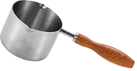 VINTORKY Kleiner Kochtopf aus Edelstahl 304 Hitzebeständig mit Ergonomischem Griff Vielseitiger Butter und Milchtopf für Küche und Öl Erhitzung