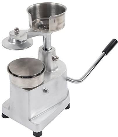 Yctze Manual Burger Press Patty Maker - 100mm, 130mm, 150mm Adjustable Burger Patty S - for Homemade Beef, Chicken, or Veggie Burgers (Diameter 130mm/5.12in)