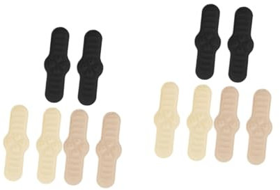 BESTYASH 2sets 3 Pairs Self Adhesive Heel Grips Liners Comfortable Heel Cushions for Protection Wear Resistant Pads for Loose Shoes Boots 3pairs*2