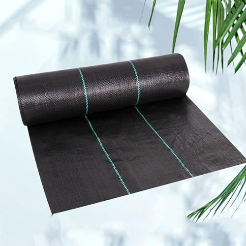 Tessuto anti-erbacce di alta qualità – membrana di copertura piegata per giardino e aiuole, 1,5 x 100 m, soluzione traspirante per il controllo delle erbacce