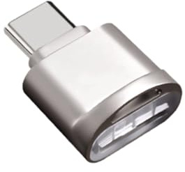 JZK Adaptador Lector Tarjetas USB Tipo C a TF, Lector Tarjetas Memoria TF, Lector Tarjetas OTG USB C 3.0 a Micro SD SDXC SDHC para Mac OS X, Android