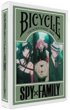 Bicycle Mazzo di Carte da Gioco Spy x Family. Edizione Speciale per Appassionati e Collezionisti.