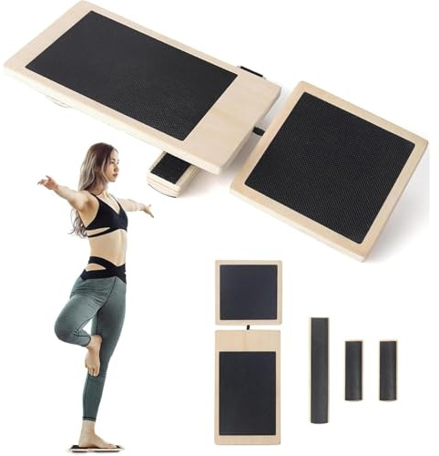 Balance Boards Set, Ankle Balancing Board, Blackboard Foot Trainer, Foot Strengthening and Balance Trainer for Stability Exercises Balance-Training