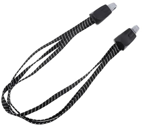 DECHOUS Set 5 Pezzi Cinghie di Ancoraggio Elastiche per Bagagli Bici, Corda Fissa Ganci in Plastica Resistente, Cinghia di Fissaggio Carico Regolabile per Ciclismo Outdoor