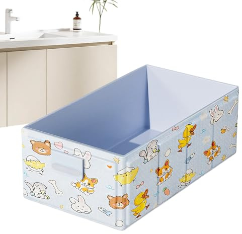 Bañera Infantil Plegable,Bañera Plegable que Ahorra Espacio con Tapón de Desagüe | de viaje infantil - para Ducha, Viajes, Balcón, Interior y Exterior, Uso en RV